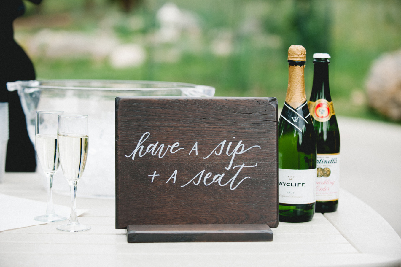 Catering: Black Belly Catering | Calligraphy: Longhand Edition
