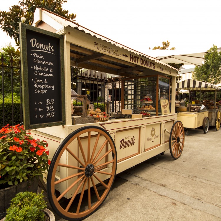 Located in a former industrial precinct from the 1920s, The Grounds of Alexandria is a landmark coffee roastery, café and sustainable garden known for its abundance of fresh produce and hands-on experiences.