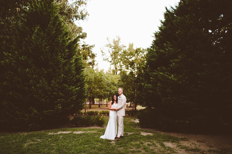 Beautiful backdrops for wedding photos.