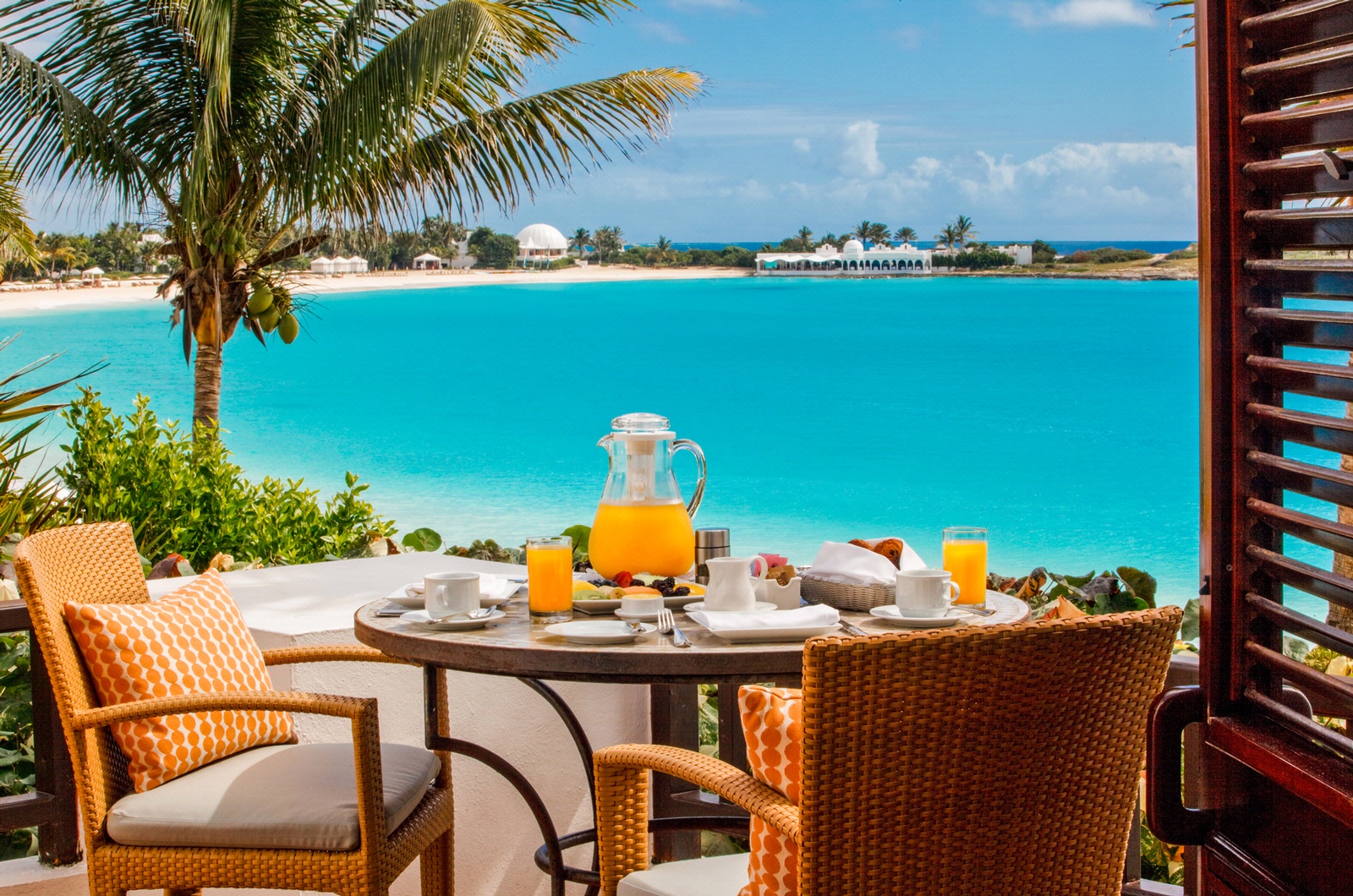 Breakfast on your private terrace.