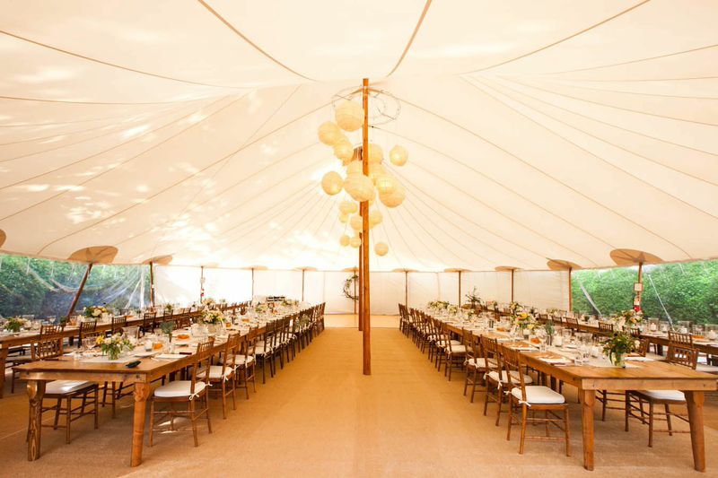Floral Design: Studio Choo | Tent Lighting: Zephyr Tents