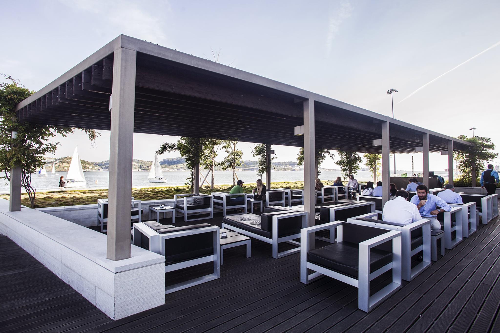 Outdoor Lounge with a spectacular view.
