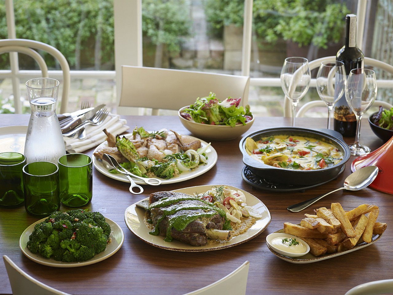 The heart of CHISWICK is its kitchen garden where much of the produce for the menu is grown.