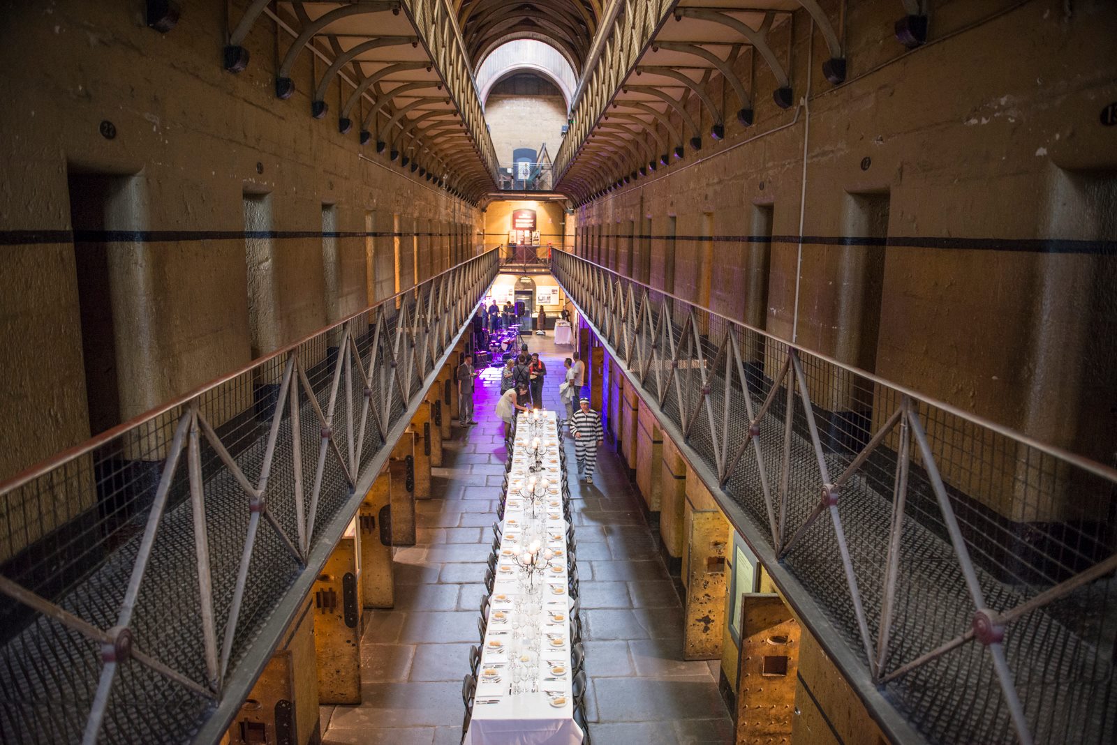 Constructed in the mid-1800s and located in central Melbourne the Old Melbourne Gaol was built of blue stone and still contains the original cells.