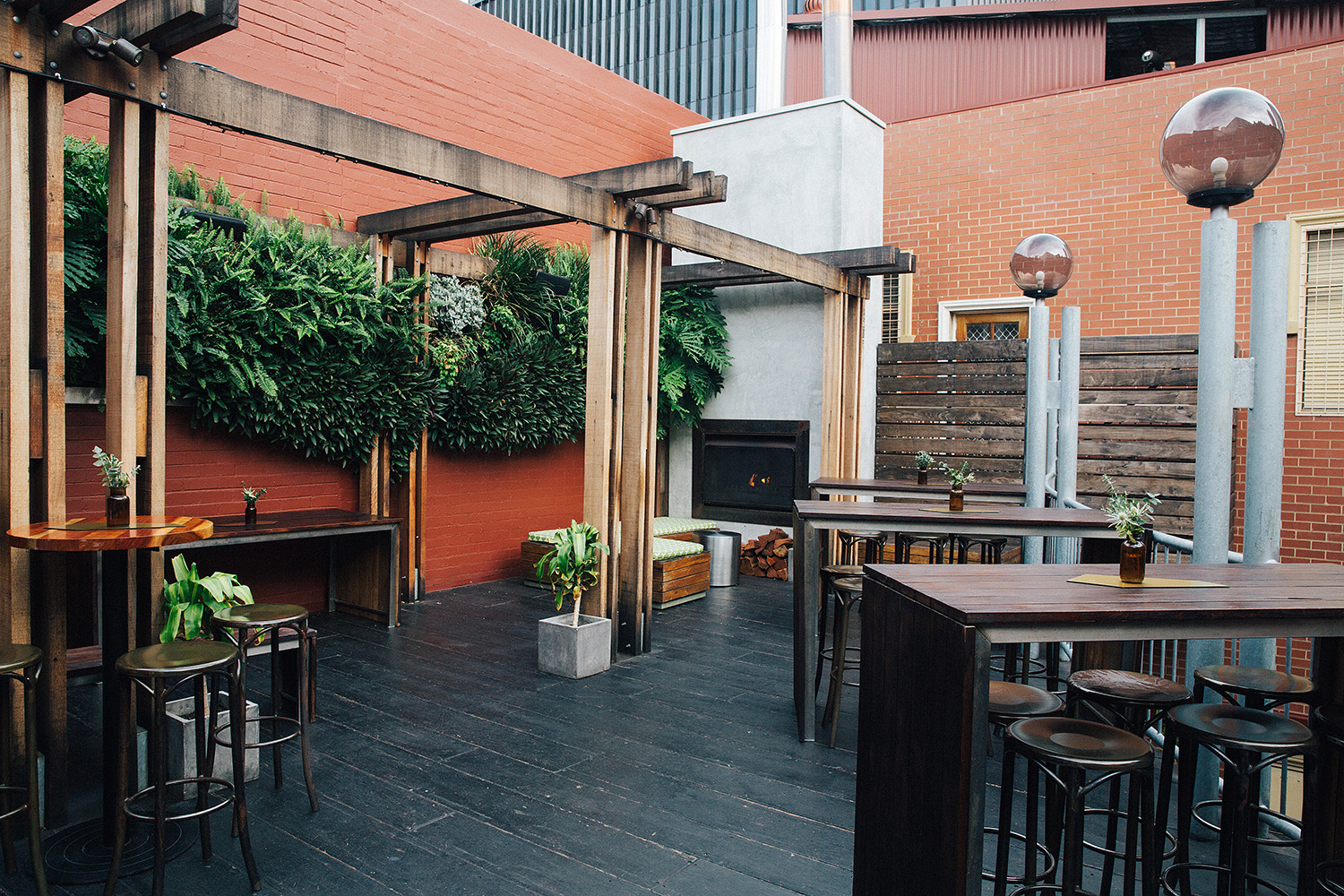 Situated at the end of a small Hay Street laneway, just a stone's throw from Central Perth, The Stables Bar features two levels of bar and dining experiences, including a sophisticated outdoor bar with a panoramic view of the city skyline.
