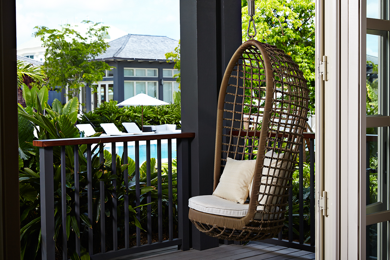 Junior Suite with swinging chair.