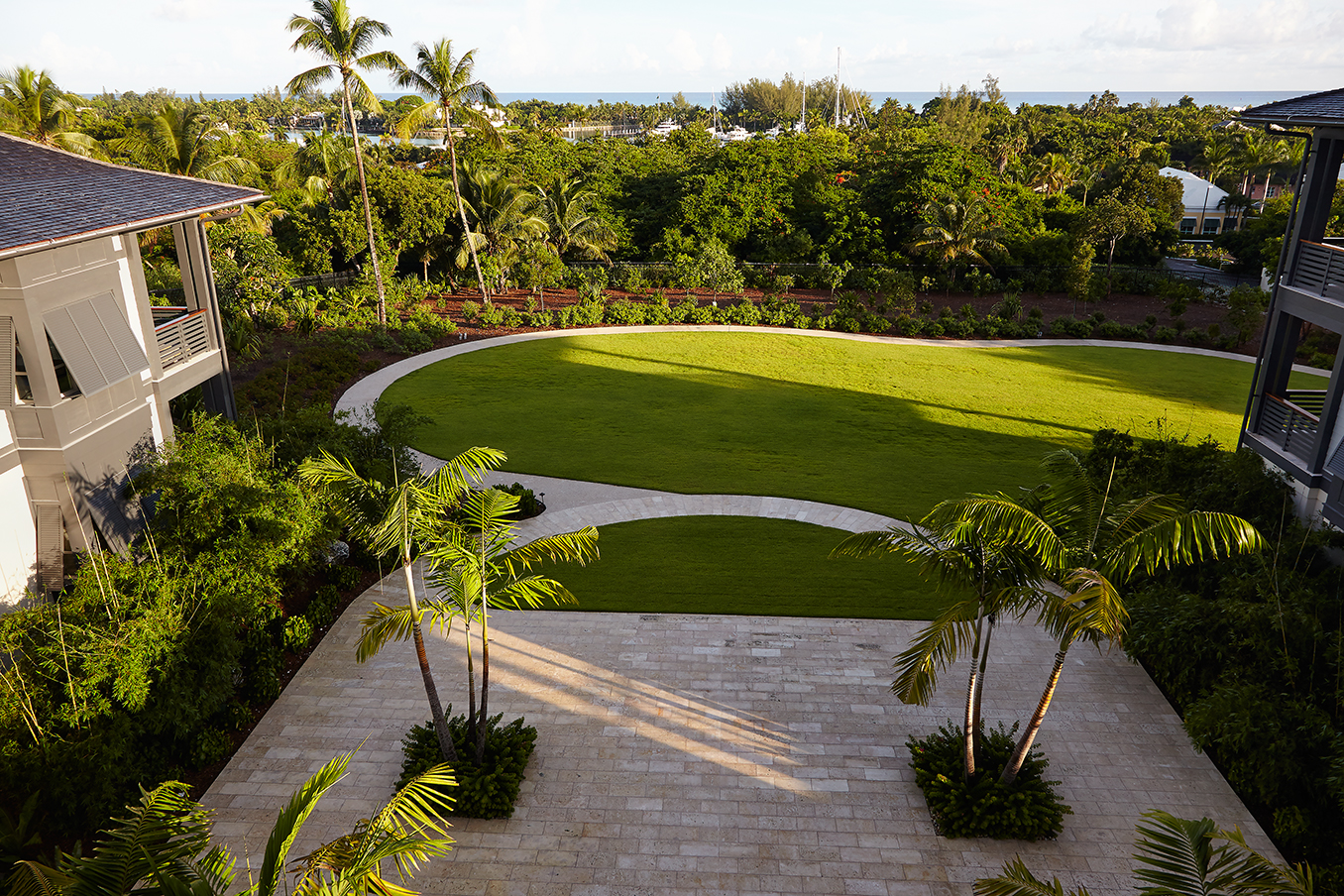 Lawn area for events.