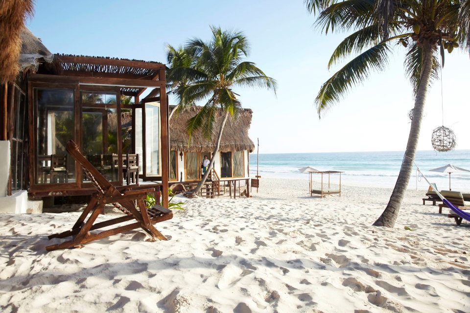 Casa Violeta, a Chic and Tranquil boutique Hotel and Restaurant located at the middle of the cosmopolitan strip, on the stunning white sand shores of Tulum, Mexico.