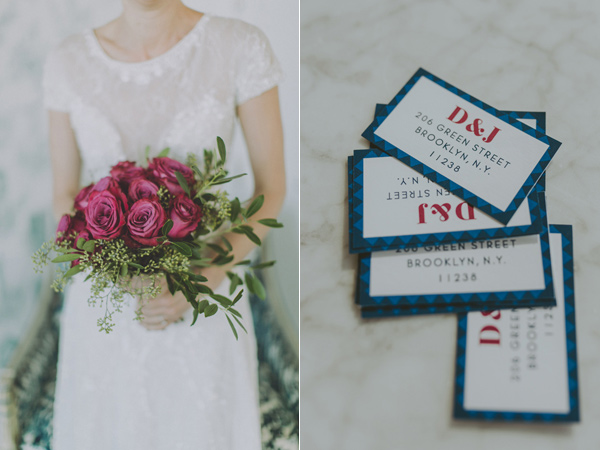 Wedding Invitations and Change of Address Cards: Alix Sorrell | Florist: Tom Borgese