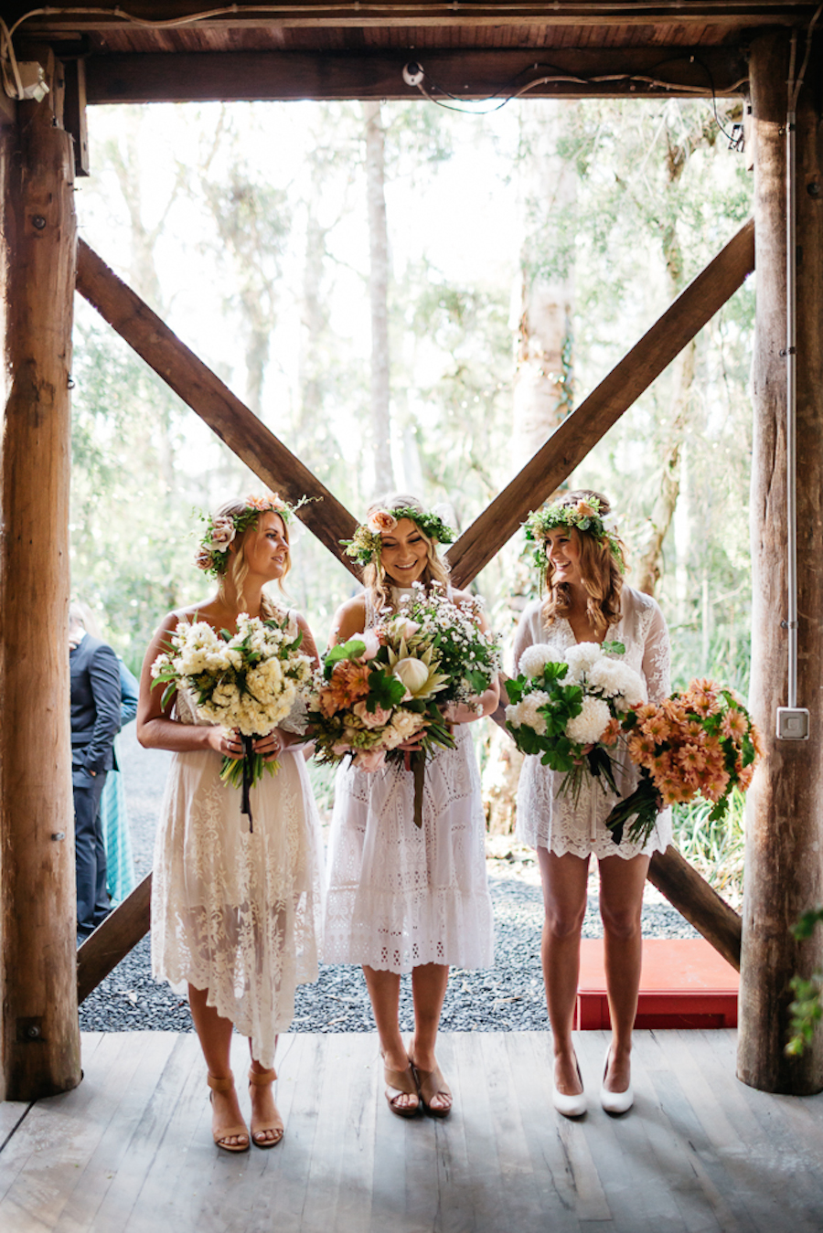 Flowers: The Sisters | Brides Dress & Veil: Grace Loves Lace