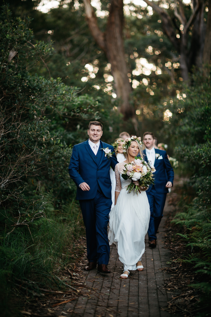 Flowers: The Sisters | Brides Dress & Veil: Grace Loves Lace