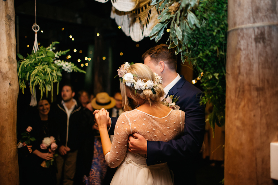 Flowers: The Sisters | Brides Dress & Veil: Grace Loves Lace