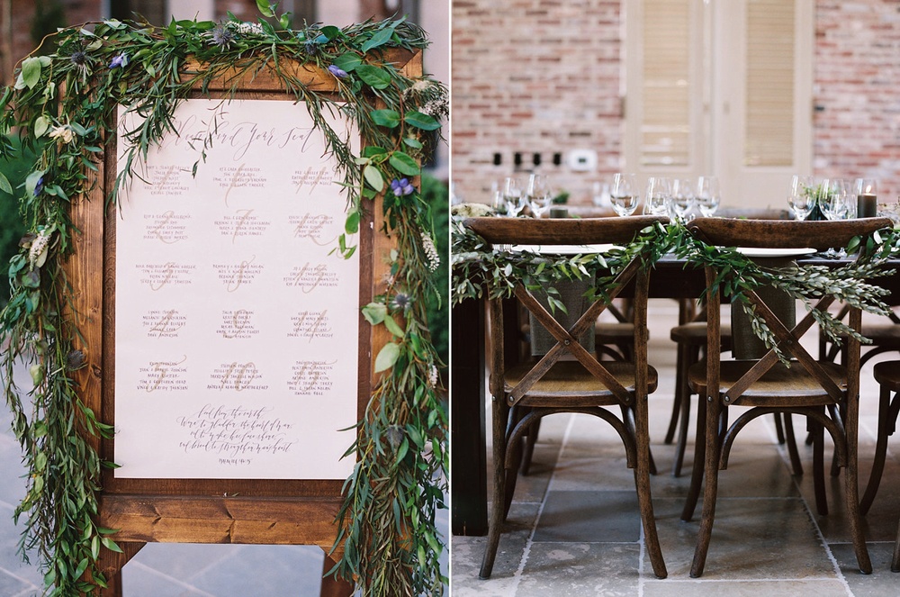 Event + Floral Design : Jaclyn Journey | Paper goods + Calligraphy : Rachel Fisher Calligraphy | Farm Tables : Essential Details