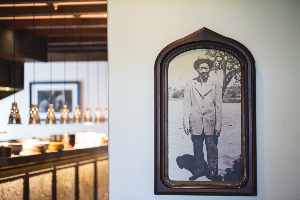 Curated art and décor on site alludes to the site’s history.