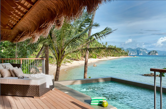 Your very own pool off your private deck overlooking the ocean.