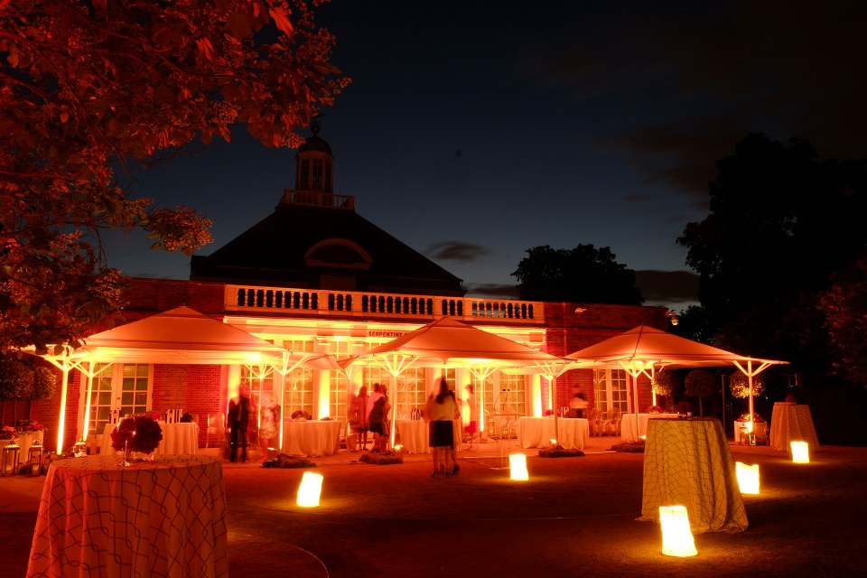 The Serpentine Gallery situated in Kensington Gardens was established in 1970 and showcases emerging and established contemporary art and architecture.