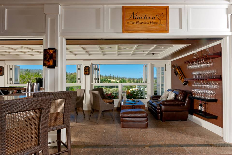 The Plantation House Restaurant is situated high above Kapalua, with endless ocean and mountain views.