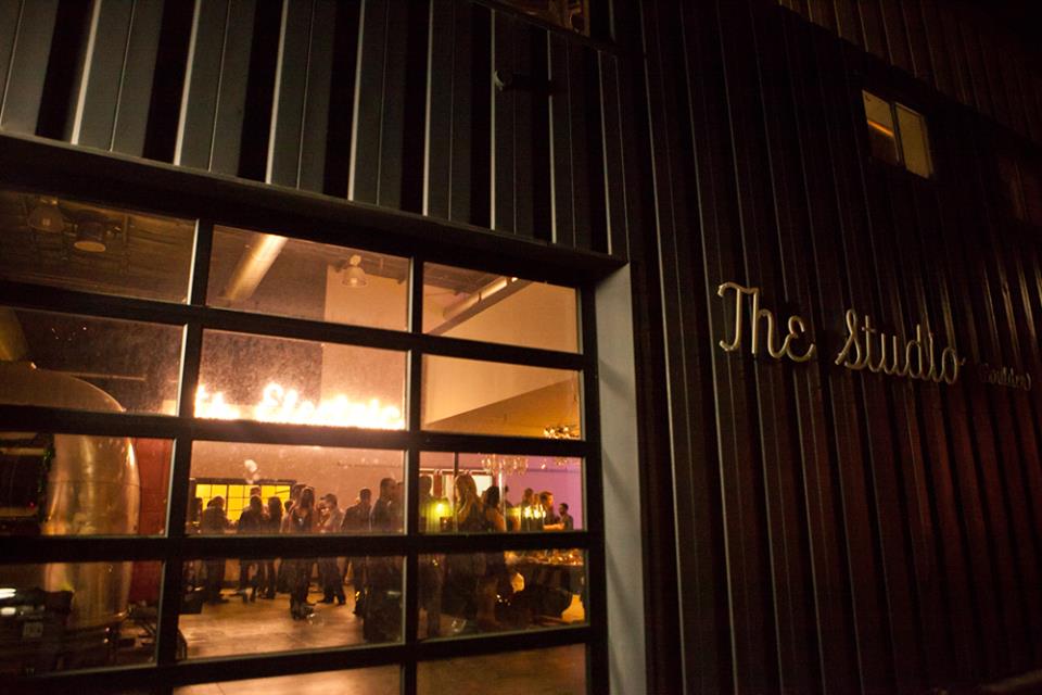 Open up the glass garage door on warm evenings and let the music and the party enjoy the breeze!