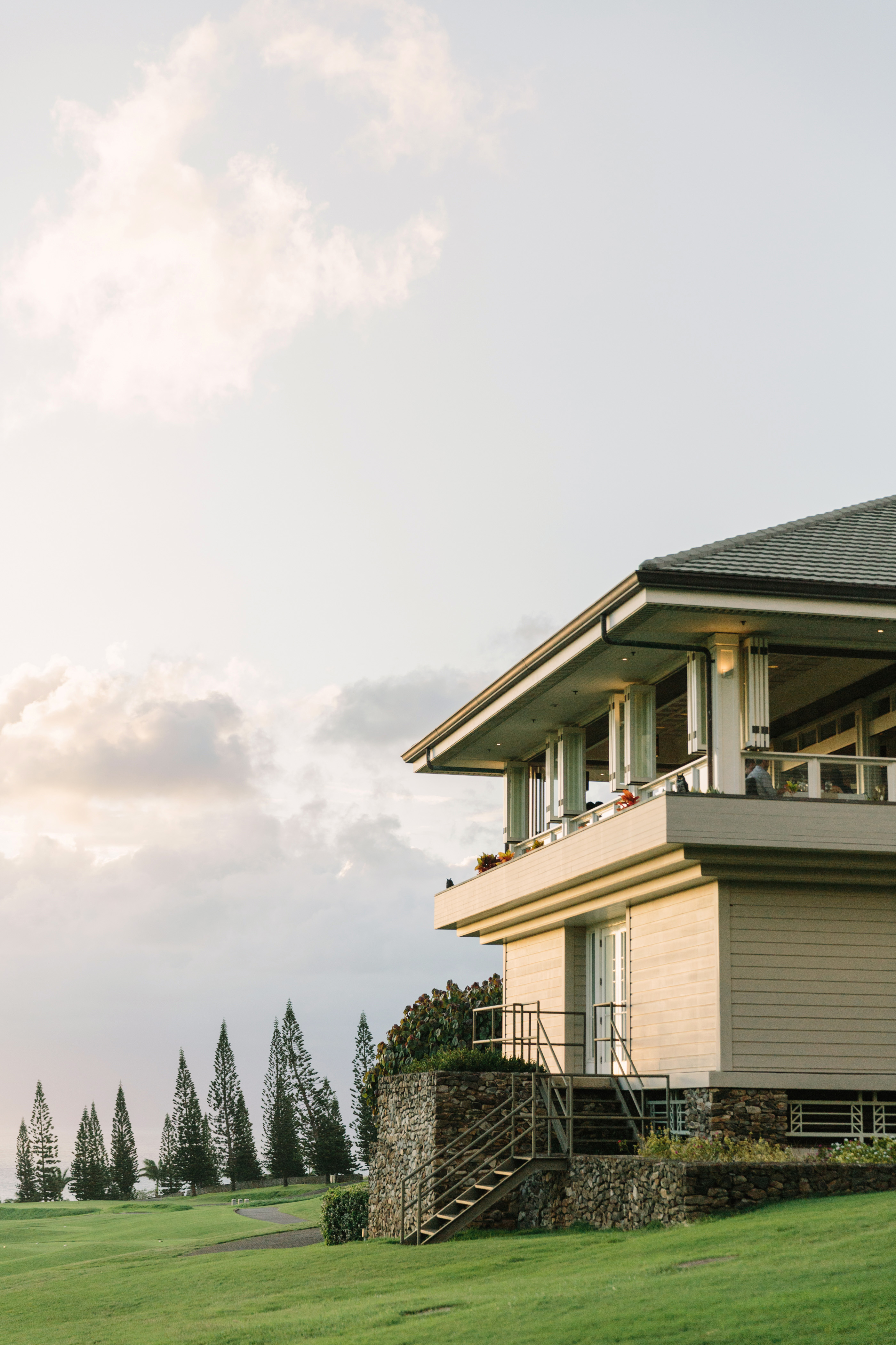 Enjoy the sunset view from the balcony.