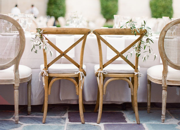 Chair Floral Accents