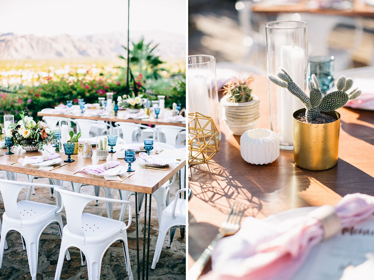 Event Planning & Floral Design: Hello Gem | Tabletop Rentals: Borrowed Blu & Classic Party Rentals