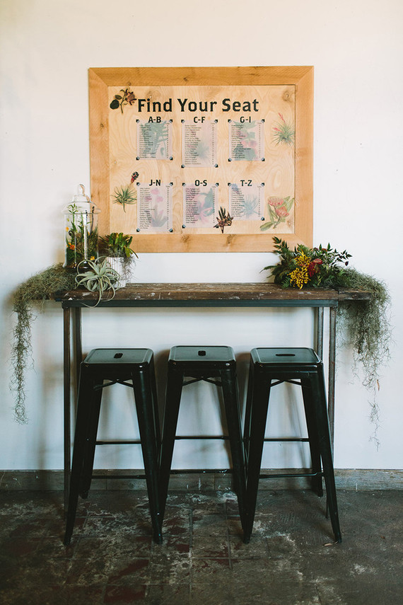 Event Design & Floral Design: Bespoke Occasions | Coordination: Aja Lauren Event Production & Design | Stationery: Zazzle | Accent Furniture: CC Vintage Rentals