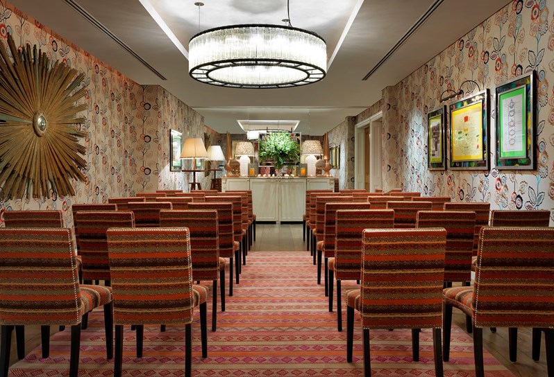Spring Room ceremony set up