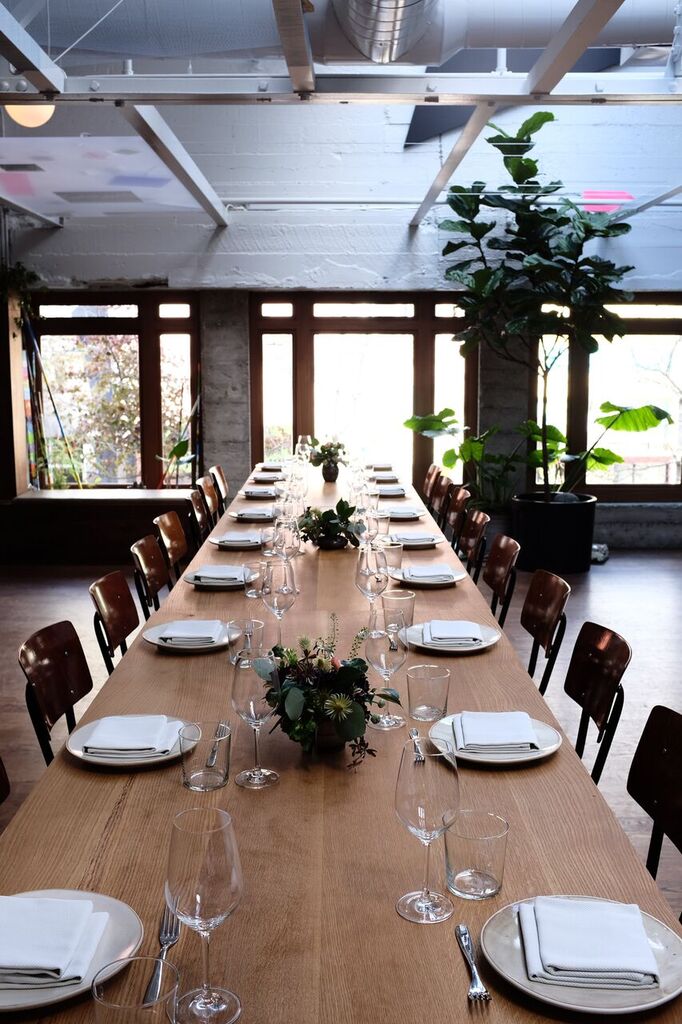 Booked The Workshop solely for your group, up to 36 guests seated or 48 guests for a standing reception.