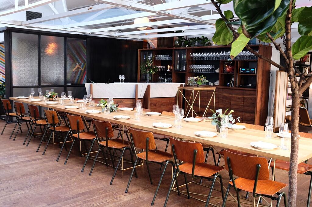 Located between The Workshop and State Bird Provisions, The Workshop is a private dining space inspired by it's sister restaurants.