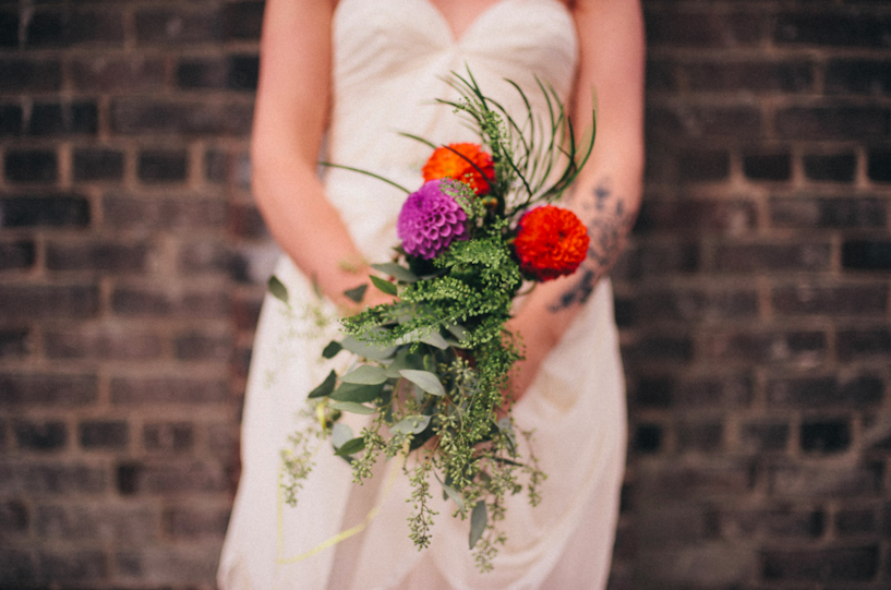 Flowers: DIY by bride