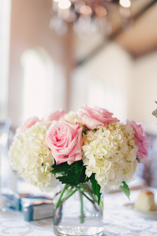 Textured linens are accented with the finest silver, crystal and china.