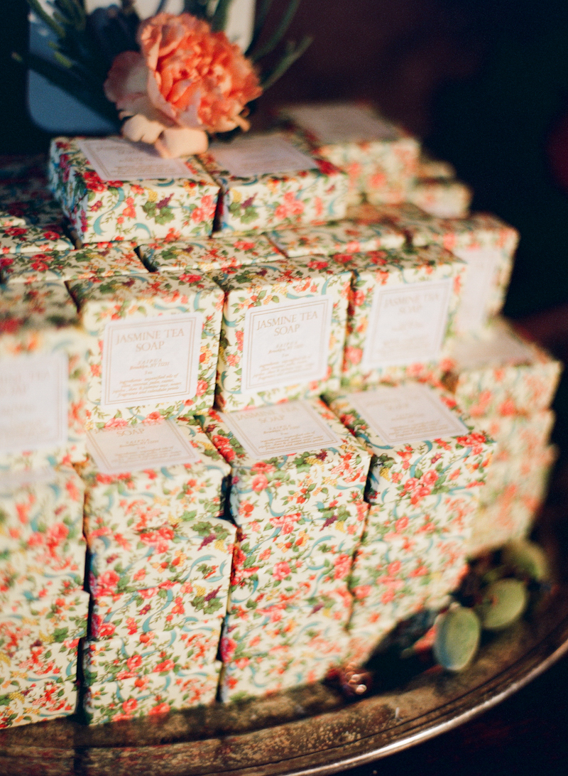 Jasmine Tea Soap favors by Saipua