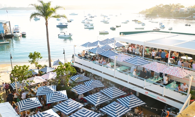 Our Beach Club is a multilevel casual drinking and dining space with a capacity of 1,500 people and includes an exclusive Top Deck space which facilitates breath-taking harbour views.