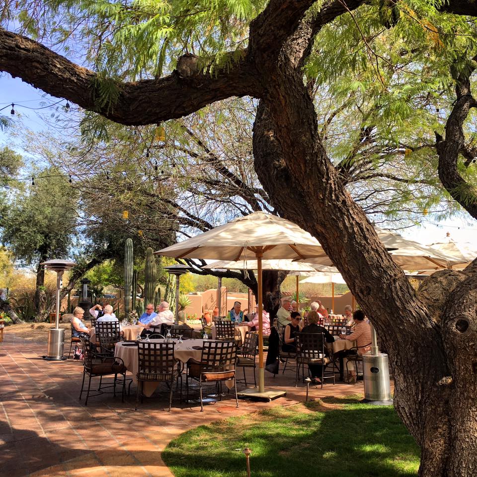 As Camelback Mountain stands guard nearby, guests and relatives witness your vows, exchanged at Arizona’s only authentic hacienda, The Hermosa Inn.