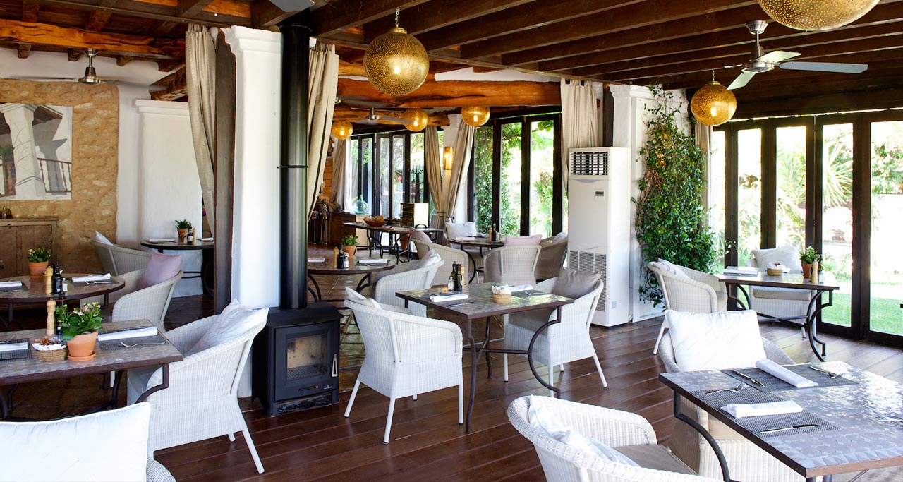 La Veranda Restaurant the perfect restaurant to enjoy the soul and the flavors of Ibiza.