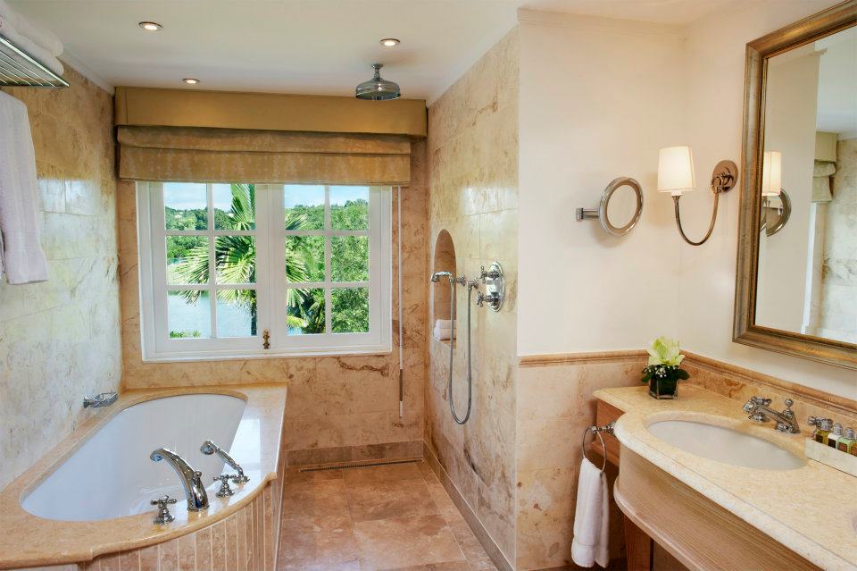 Renovated interiors offer a clean and luxurious space.