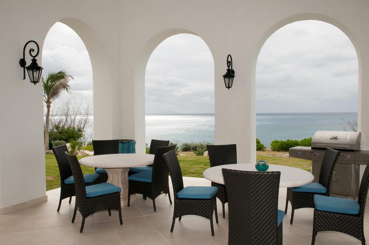 Enjoy breakfast on the patio with the most beautiful ocean view.