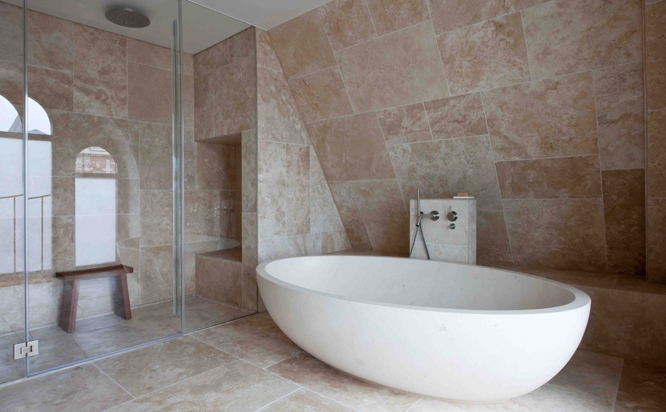 Soak in this beautiful bath tub and let your stress wash away.