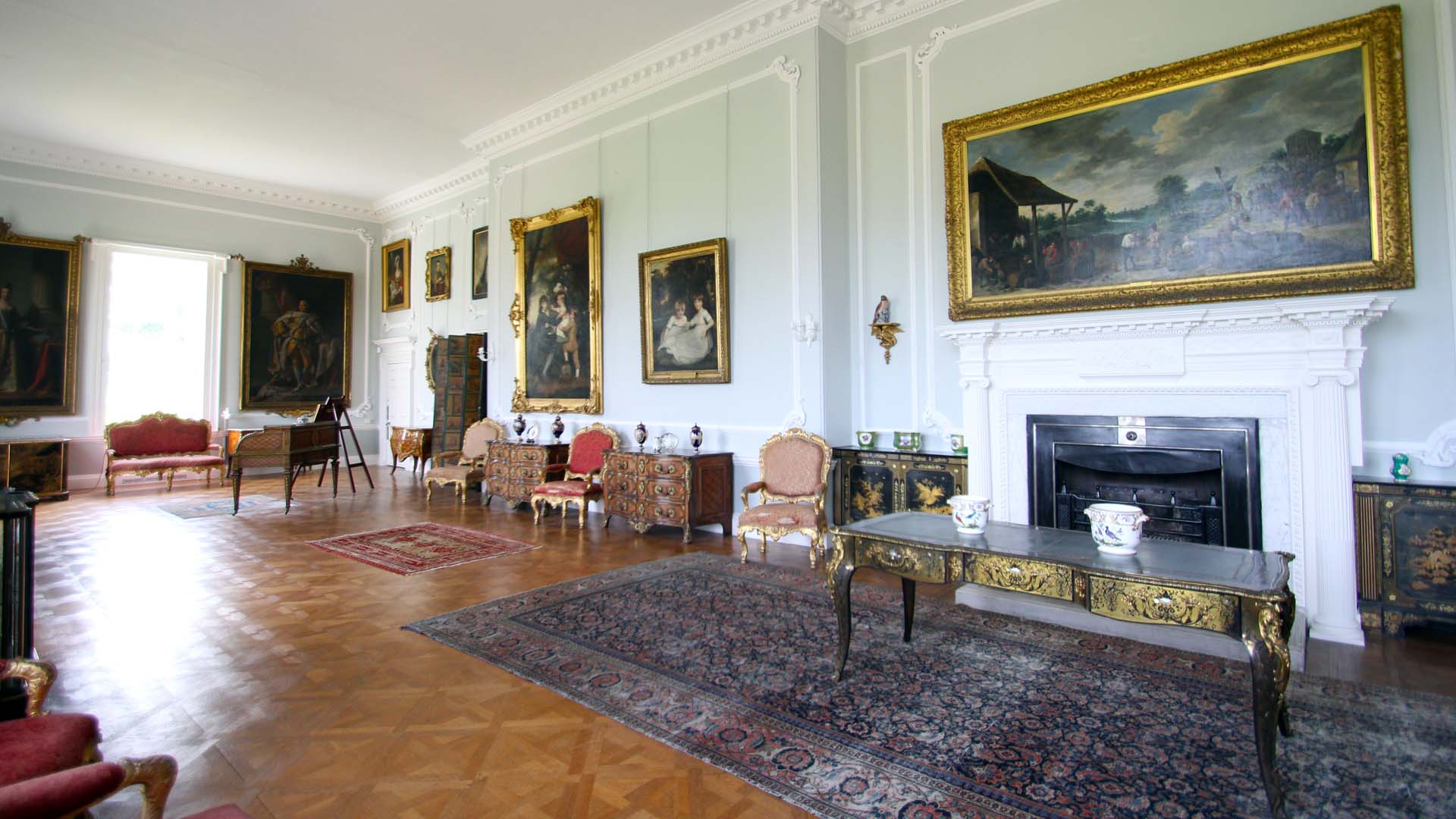 Firle Place contains one of the most significant and historic private collections of old master paintings, furniture and porcelain in Southern England and the only place in the country where a section of the celebrated Cowper collection may be viewed.