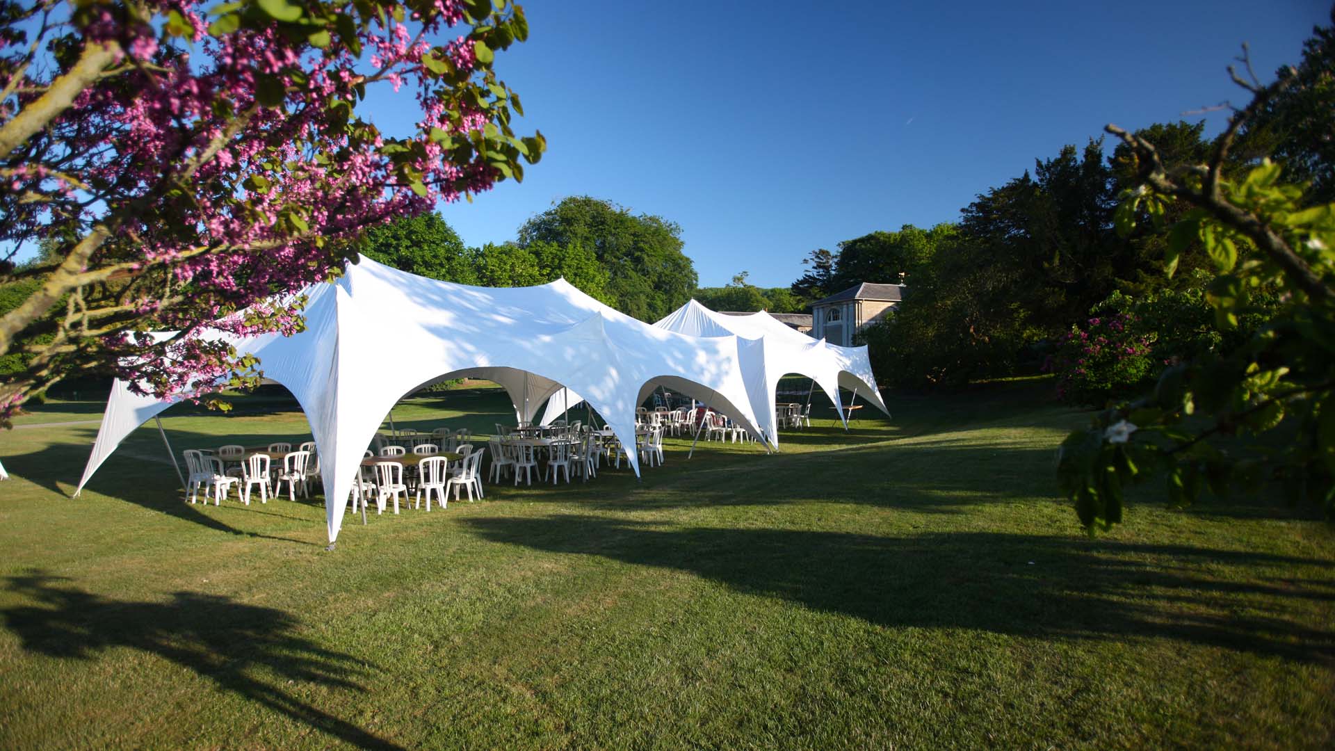 Enjoy your special day in a luxury marquee, arabian tent or yurt, set in the extensive and beautifully maintained grounds and parkland with the stately home of Firle Place as a stunning backdrop.