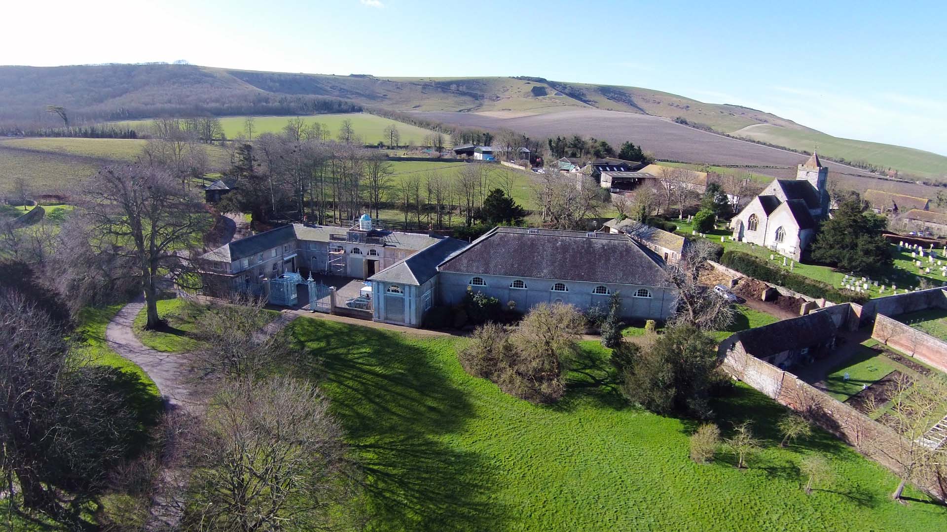 The Georgian Riding School is a Grade 2* listed building located in the private grounds of Firle Place, which can comfortably seat up to 300 guests, with the average wedding party between 120-150 guests.