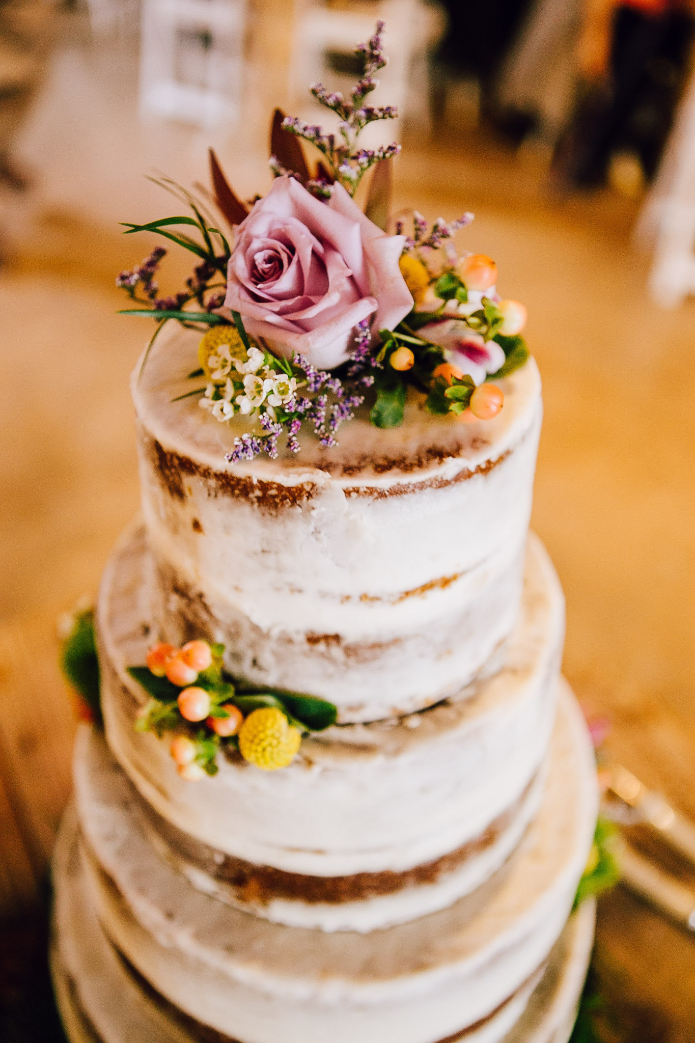 Rustic Wedding Naked Cake