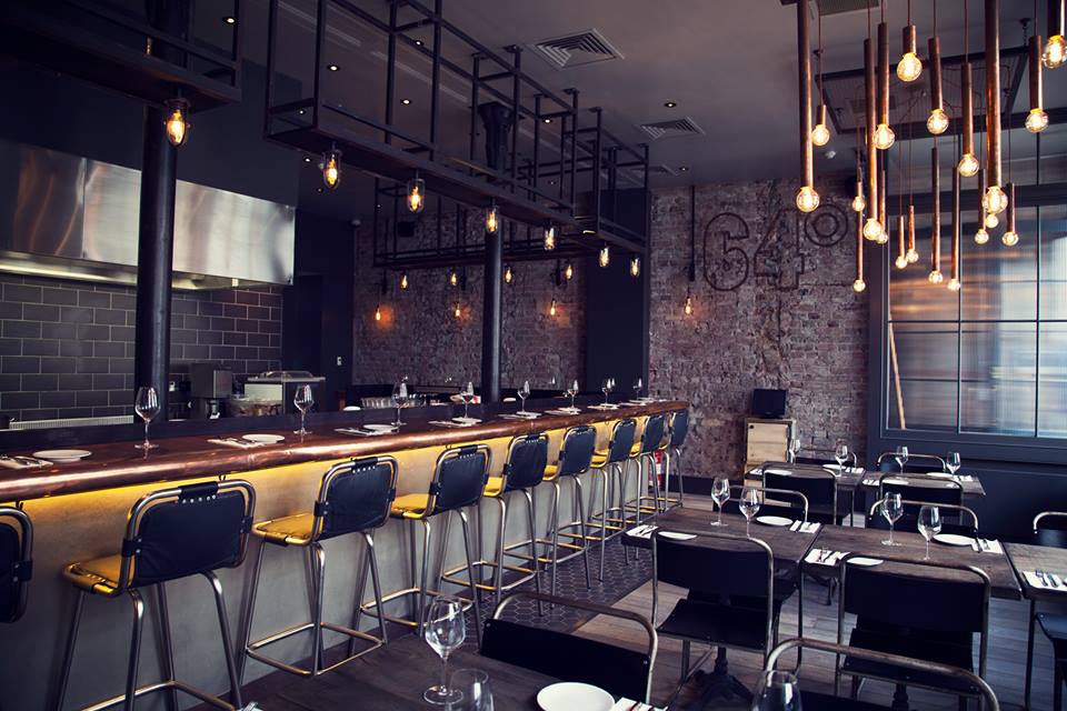 64 Degrees is an open kitchen restaurant where diners are encouraged to sit at the pass and watch the chefs plate up and serve the food right in front of you.