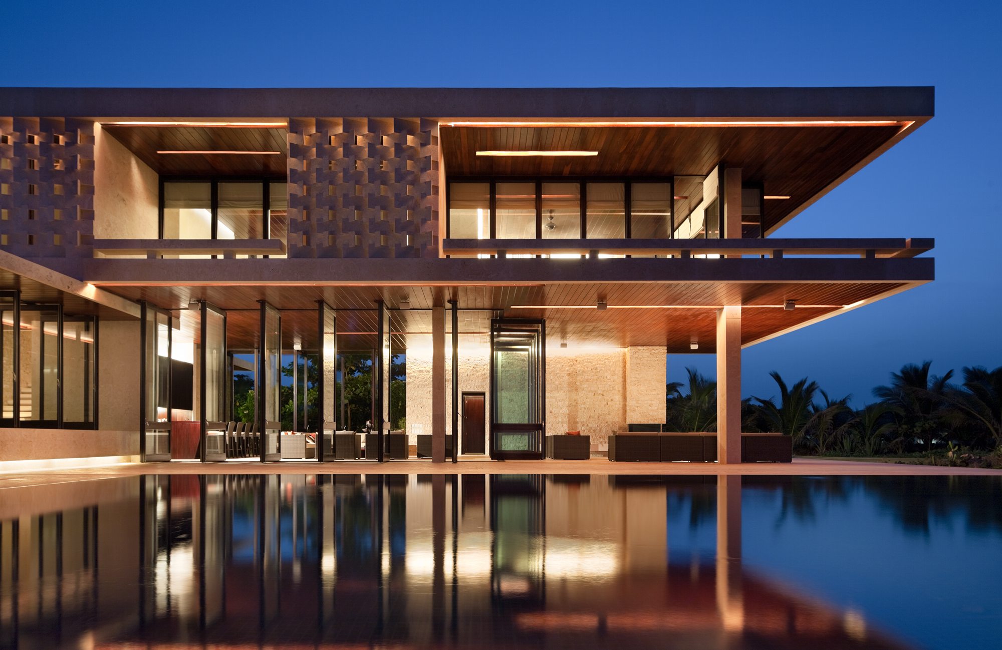 This spacious and modern 8 bedroom private villa is fully equipped and carefully staffed for an exceptional vacation for any type or style of group.