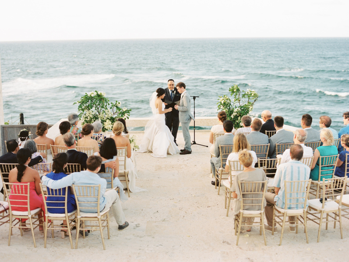 Beautiful Oceanfront Wedding