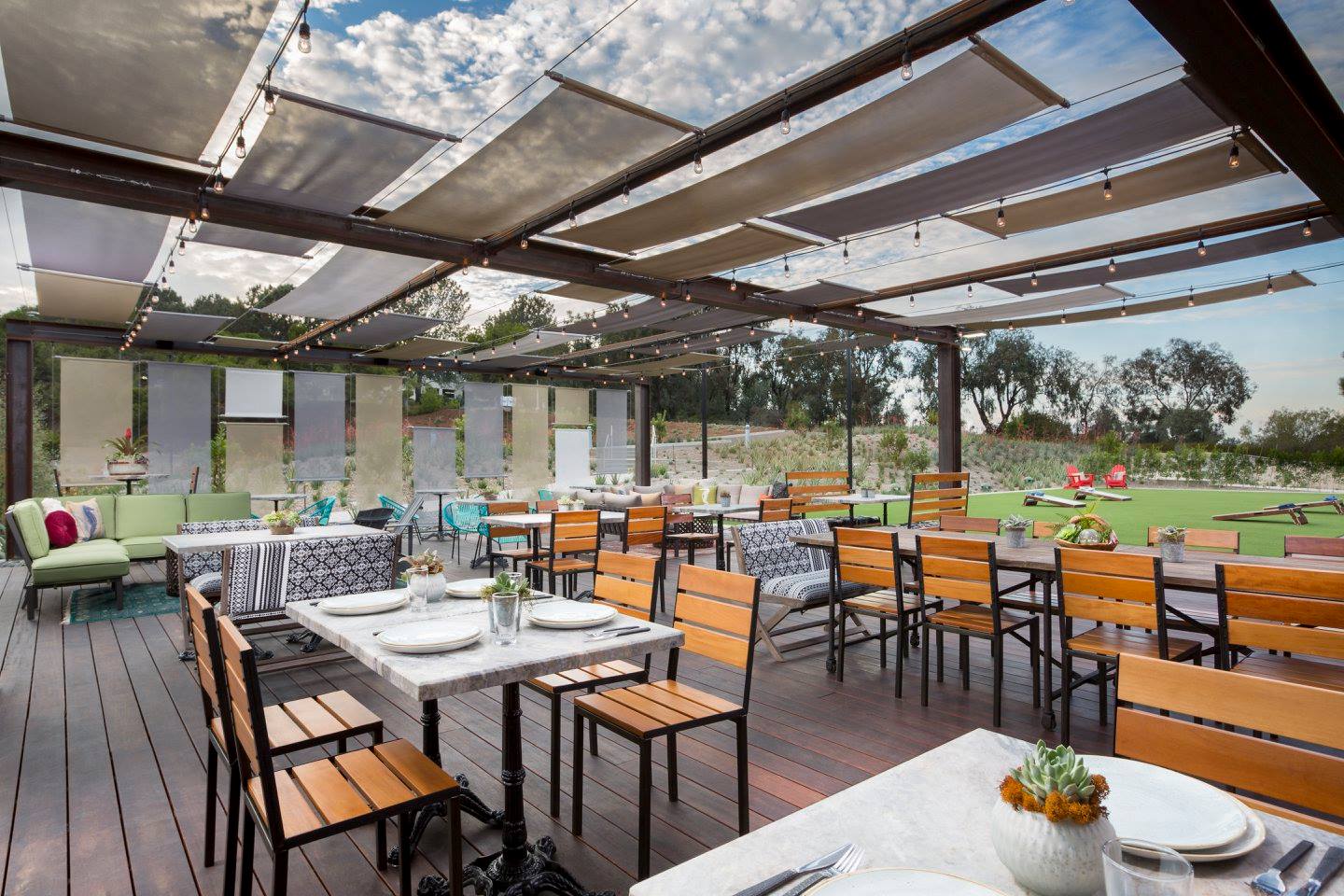 Patio during the day