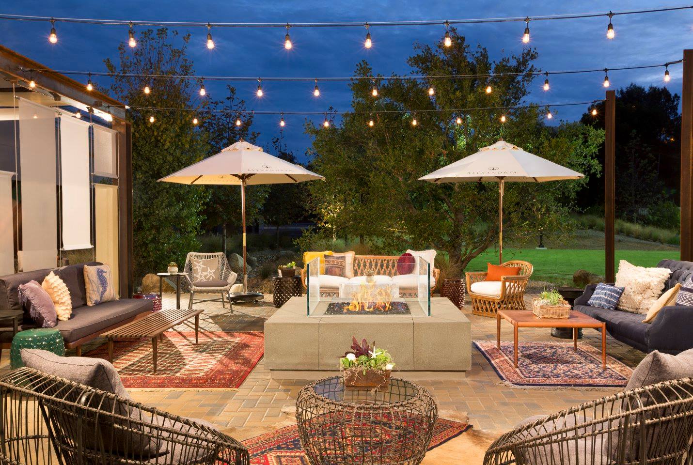 Patio at Night