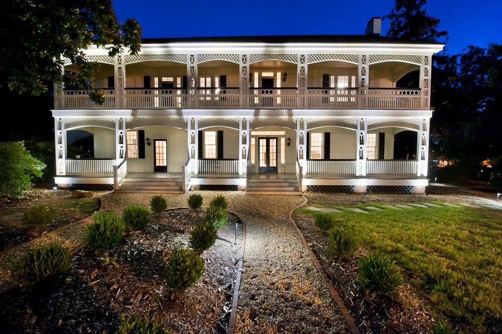 The White Home, with its wrap-around porches and unique architecture was originally built in 1838.