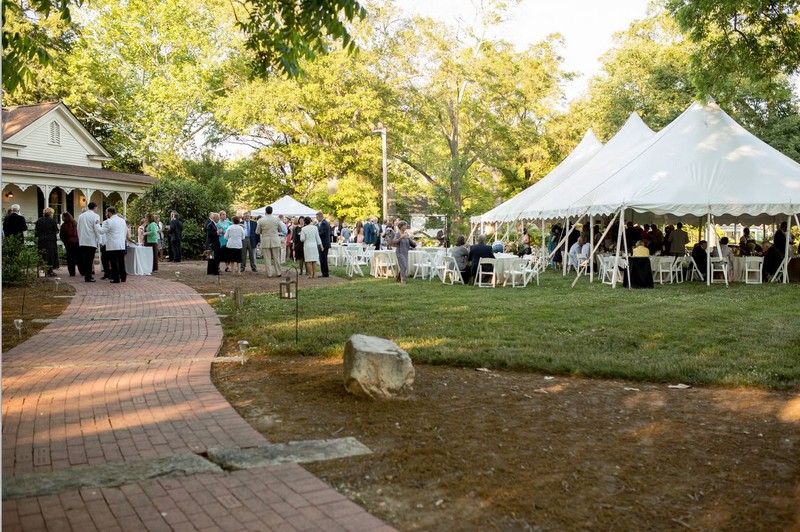 With this stately house as a backdrop, you can have a gorgeous event on our 3 acres of park with gardens designed to have color year round.