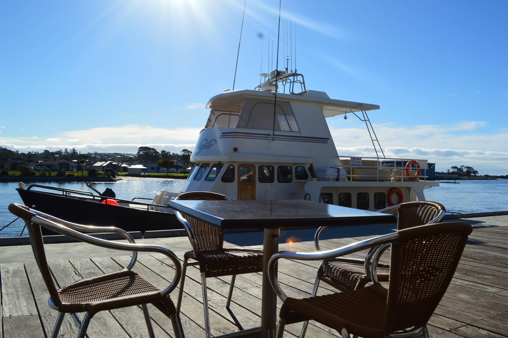 Great out look from the Pier01 deck.